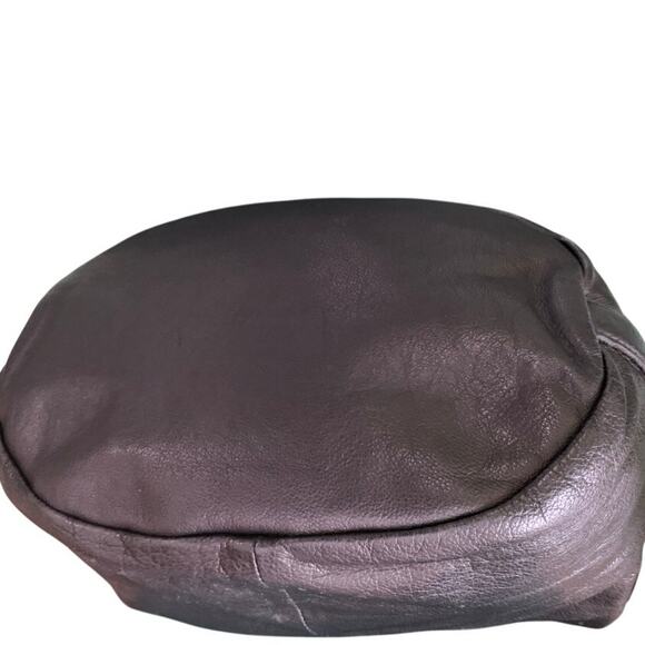 Liebeskind Berlin Black Leather Vanessa Hobo Bucket Shoulder Bag Excellent - Picture 4 of 7